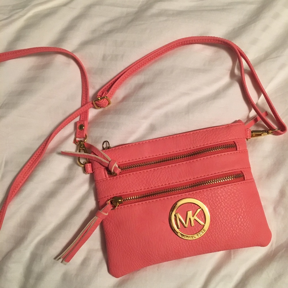Michael Kors Coral Crossbody Bag